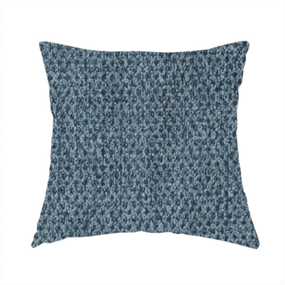 Cordoba Soft Plain Chenille In Blue Colour Upholstery Fabric CTR-2936 - Handmade Cushions