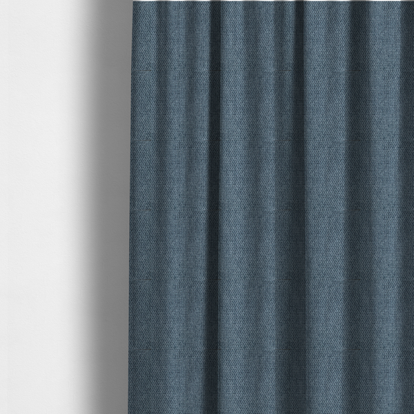Cordoba Soft Plain Chenille In Blue Colour Upholstery Fabric CTR-2936 - Made To Measure Curtains