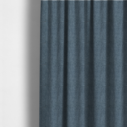 Cordoba Soft Plain Chenille In Blue Colour Upholstery Fabric CTR-2936 - Made To Measure Curtains