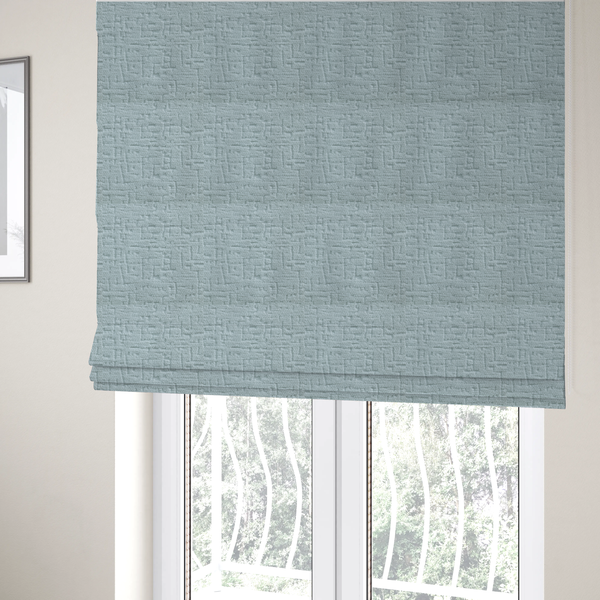 Dover Chenille Semi Plain In White Colour Upholstery Fabric CTR-2941 - Roman Blinds
