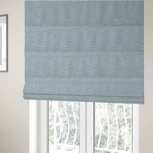 Dover Chenille Semi Plain In White Colour Upholstery Fabric CTR-2941 - Roman Blinds