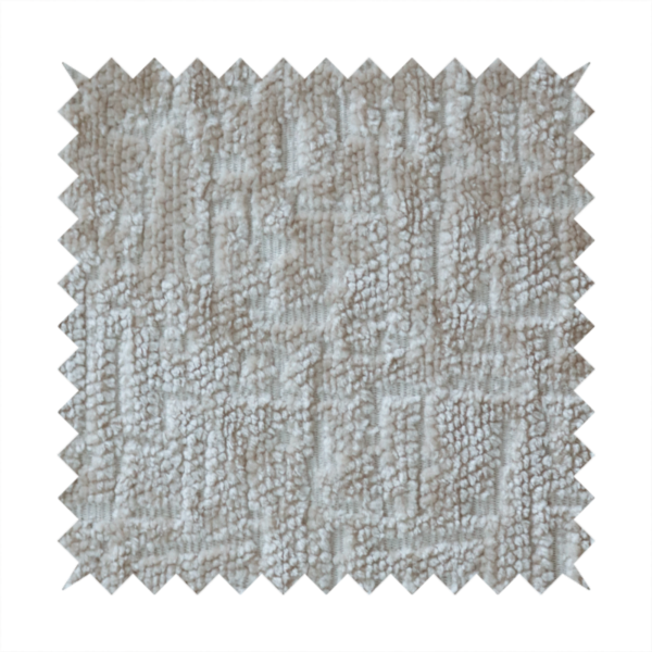 Dover Chenille Semi Plain In Beige Colour Upholstery Fabric CTR-2943