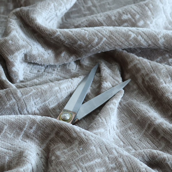 Dover Chenille Semi Plain In Desert Brown Colour Upholstery Fabric CTR-2944