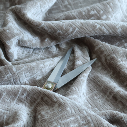 Dover Chenille Semi Plain In Desert Brown Colour Upholstery Fabric CTR-2944