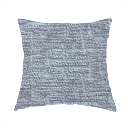 Dover Chenille Semi Plain In Silver Grey Colour Upholstery Fabric CTR-2947 - Handmade Cushions