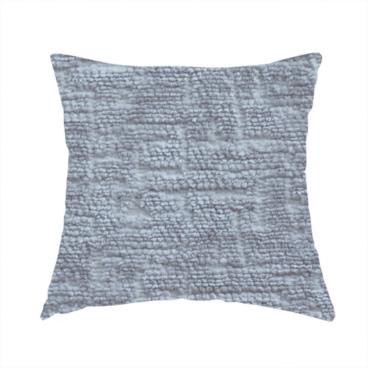 Dover Chenille Semi Plain In Silver Grey Colour Upholstery Fabric CTR-2947 - Handmade Cushions