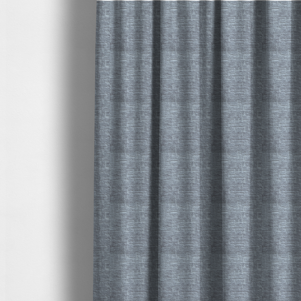 Dover Chenille Semi Plain In Silver Grey Colour Upholstery Fabric CTR-2947 - Made To Measure Curtains