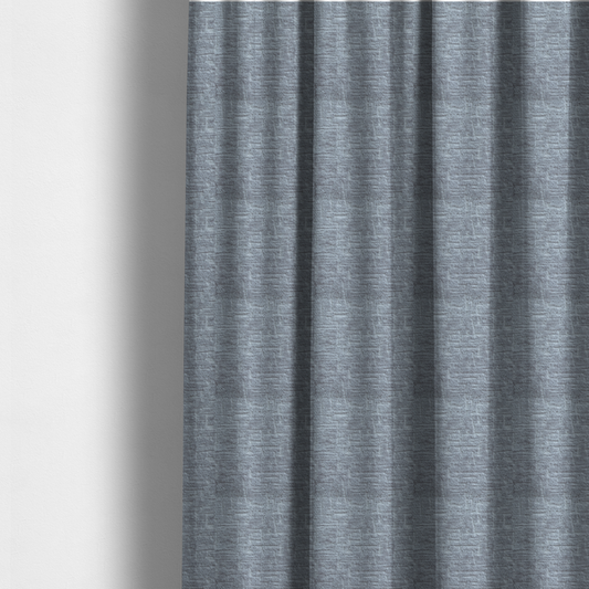 Dover Chenille Semi Plain In Silver Grey Colour Upholstery Fabric CTR-2947 - Made To Measure Curtains
