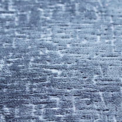 Dover Chenille Semi Plain In Blue Colour Upholstery Fabric CTR-2949