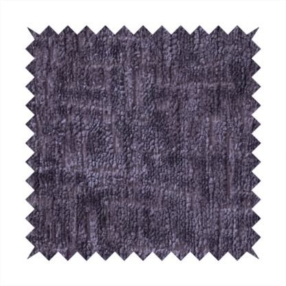 Dover Chenille Semi Plain In Purple Colour Upholstery Fabric CTR-2950