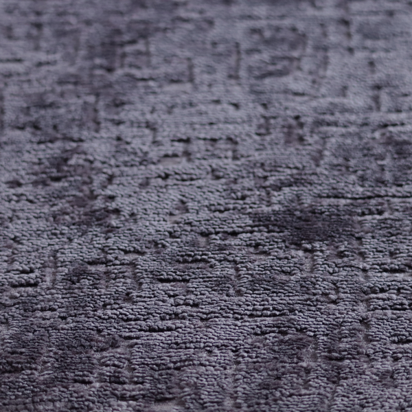 Dover Chenille Semi Plain In Purple Colour Upholstery Fabric CTR-2950