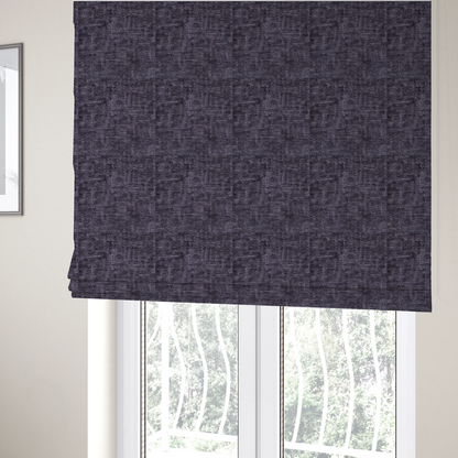 Dover Chenille Semi Plain In Purple Colour Upholstery Fabric CTR-2950 - Roman Blinds