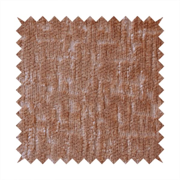 Dover Chenille Semi Plain In Orange Colour Upholstery Fabric CTR-2952