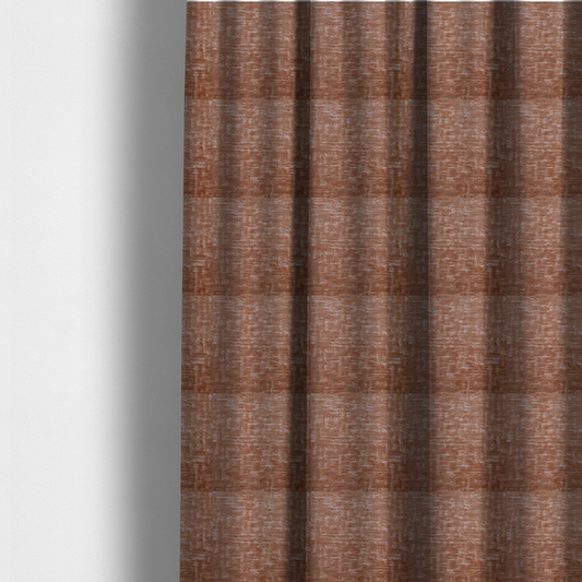 Dover Chenille Semi Plain In Orange Colour Upholstery Fabric CTR-2952 - Made To Measure Curtains