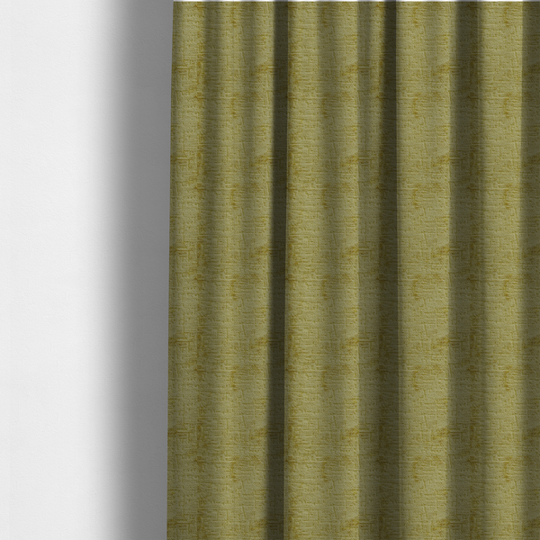 Dover Chenille Semi Plain In Gold Colour Upholstery Fabric CTR-2953 - Made To Measure Curtains