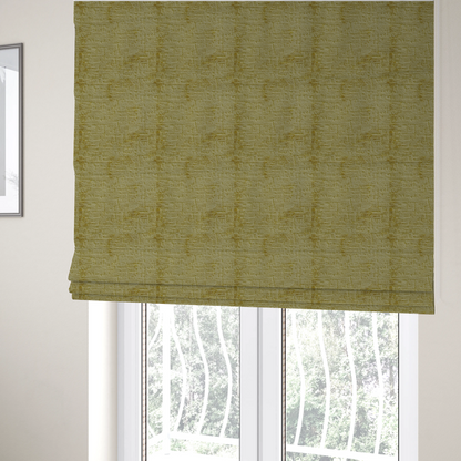 Dover Chenille Semi Plain In Gold Colour Upholstery Fabric CTR-2953 - Roman Blinds
