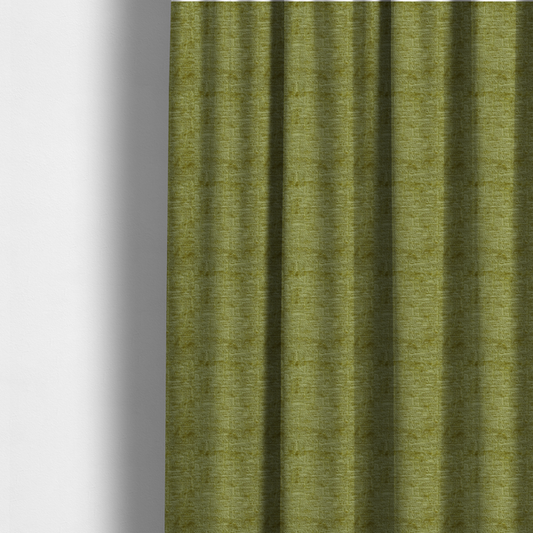Dover Chenille Semi Plain In Lime Green Colour Upholstery Fabric CTR-2954 - Made To Measure Curtains