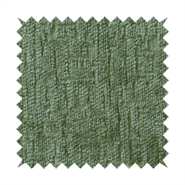 Dover Chenille Semi Plain In Green Colour Upholstery Fabric CTR-2956