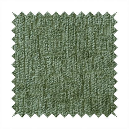Dover Chenille Semi Plain In Green Colour Upholstery Fabric CTR-2956