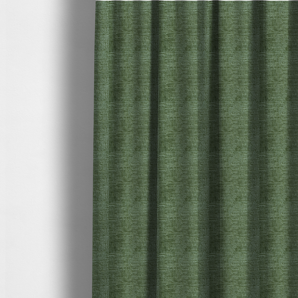 Dover Chenille Semi Plain In Green Colour Upholstery Fabric CTR-2956 - Made To Measure Curtains
