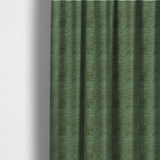 Dover Chenille Semi Plain In Green Colour Upholstery Fabric CTR-2956 - Made To Measure Curtains