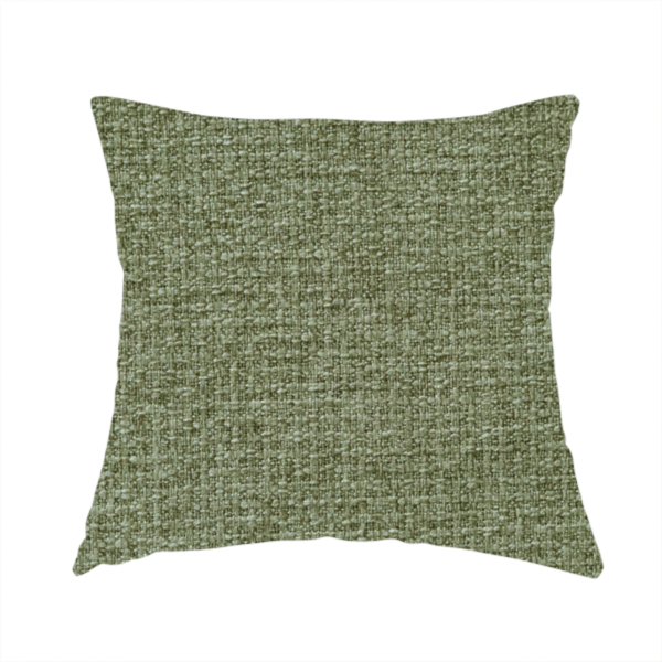 Patterdale Chenille Plain In Lime Green Colour Upholstery Fabric CTR-2957 - Handmade Cushions