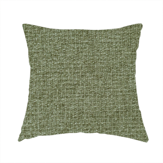 Patterdale Chenille Plain In Lime Green Colour Upholstery Fabric CTR-2957 - Handmade Cushions