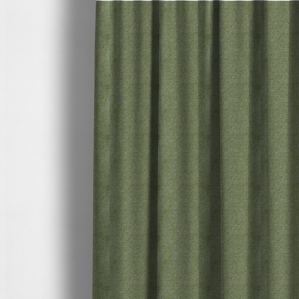 Patterdale Chenille Plain In Lime Green Colour Upholstery Fabric CTR-2957 - Made To Measure Curtains