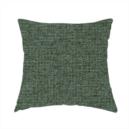 Patterdale Chenille Plain In Green Colour Upholstery Fabric CTR-2958 - Handmade Cushions