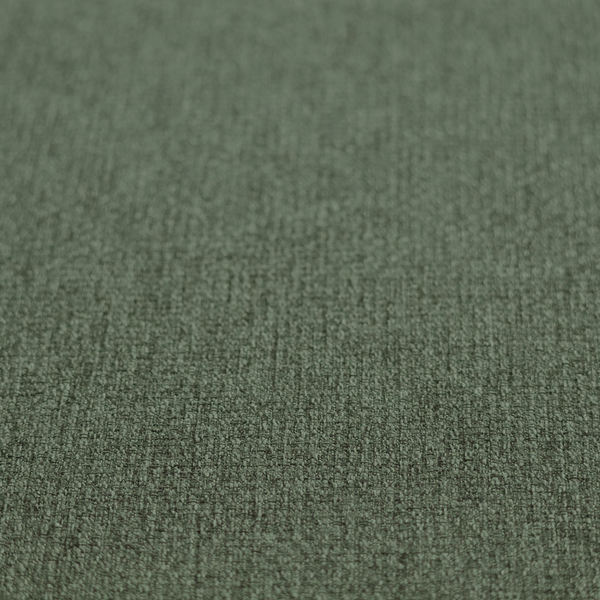 Patterdale Chenille Plain In Green Colour Upholstery Fabric CTR-2958
