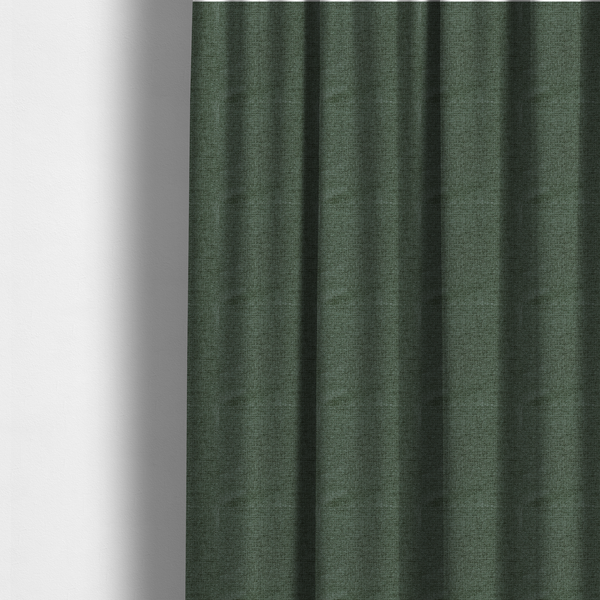 Patterdale Chenille Plain In Green Colour Upholstery Fabric CTR-2958 - Made To Measure Curtains