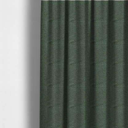 Patterdale Chenille Plain In Green Colour Upholstery Fabric CTR-2958 - Made To Measure Curtains