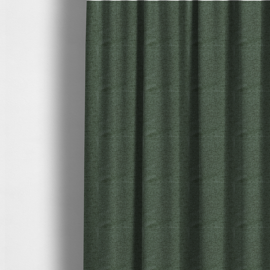 Patterdale Chenille Plain In Green Colour Upholstery Fabric CTR-2958 - Made To Measure Curtains