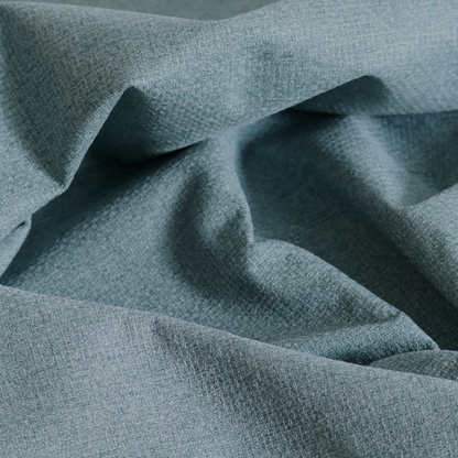 Patterdale Chenille Plain In Teal Blue Colour Upholstery Fabric CTR-2959