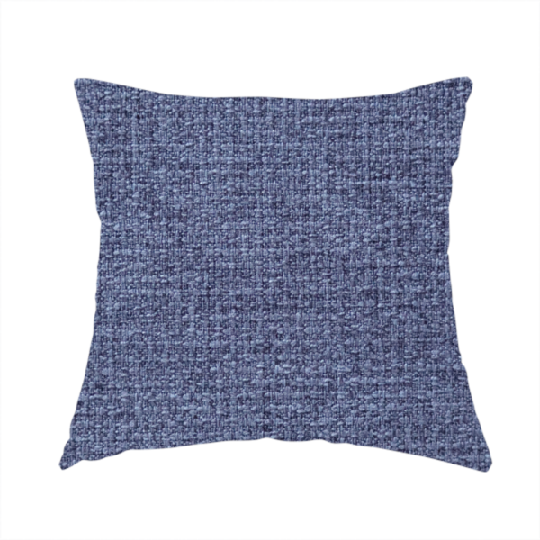 Patterdale Chenille Plain In Dark Blue Colour Upholstery Fabric CTR-2961 - Handmade Cushions