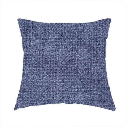 Patterdale Chenille Plain In Dark Blue Colour Upholstery Fabric CTR-2961 - Handmade Cushions