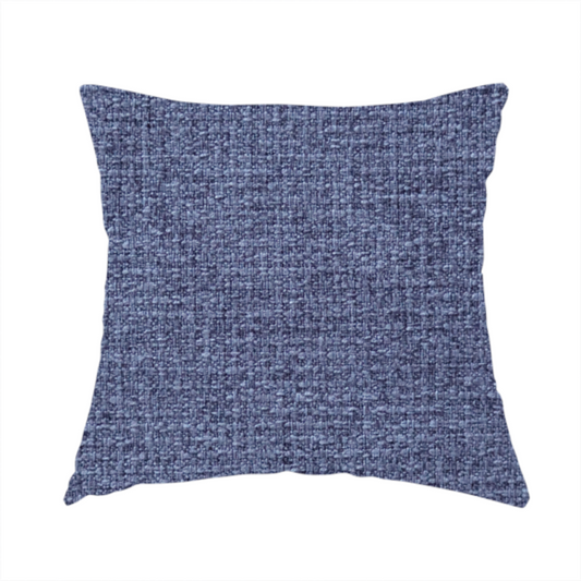 Patterdale Chenille Plain In Dark Blue Colour Upholstery Fabric CTR-2961 - Handmade Cushions