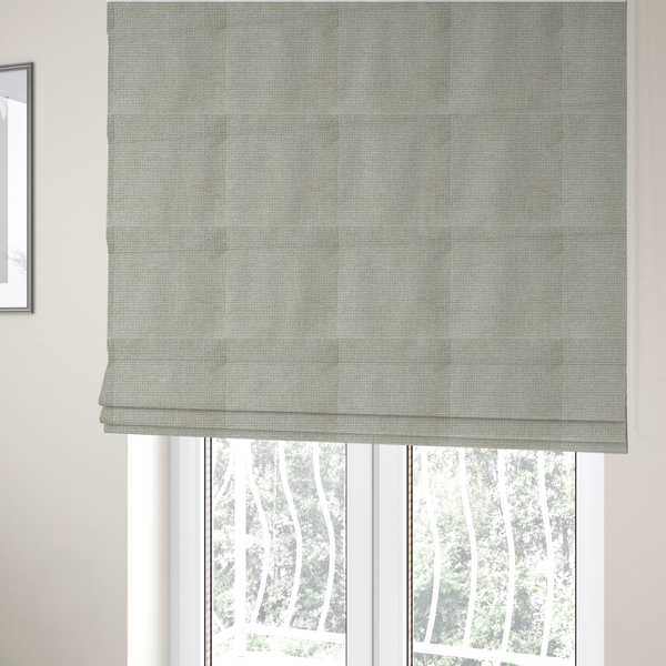 Patterdale Chenille Plain In Beige Colour Upholstery Fabric CTR-2966 - Roman Blinds