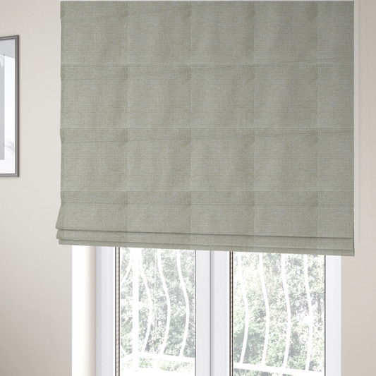 Patterdale Chenille Plain In Beige Colour Upholstery Fabric CTR-2966 - Roman Blinds