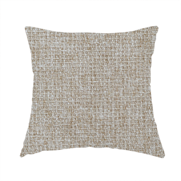 Patterdale Chenille Plain In Light Brown Colour Upholstery Fabric CTR-2967 - Handmade Cushions