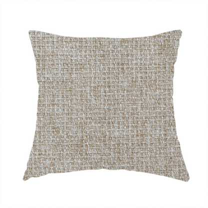 Patterdale Chenille Plain In Light Brown Colour Upholstery Fabric CTR-2967 - Handmade Cushions