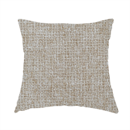 Patterdale Chenille Plain In Light Brown Colour Upholstery Fabric CTR-2967 - Handmade Cushions