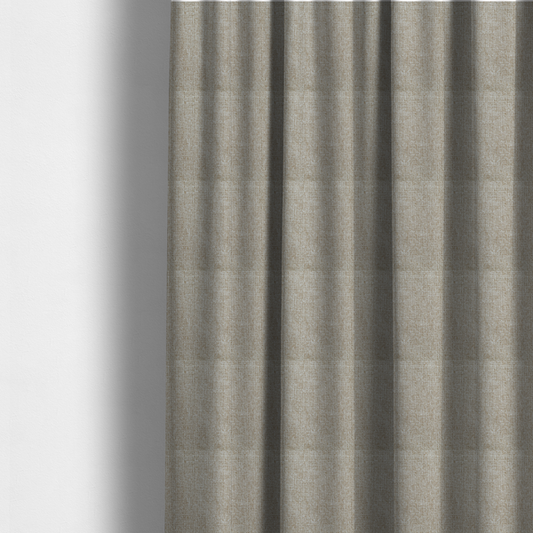 Patterdale Chenille Plain In Light Brown Colour Upholstery Fabric CTR-2967 - Made To Measure Curtains