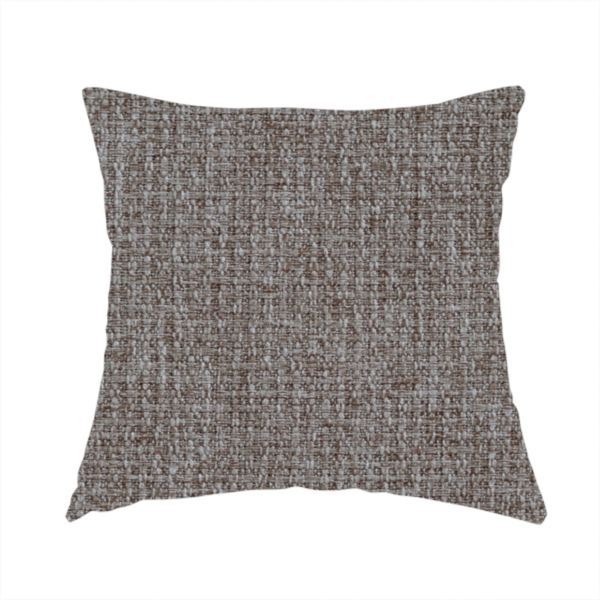 Patterdale Chenille Plain In Dark Brown Colour Upholstery Fabric CTR-2968 - Handmade Cushions