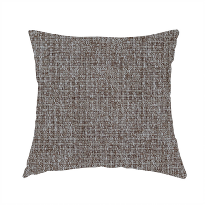 Patterdale Chenille Plain In Dark Brown Colour Upholstery Fabric CTR-2968 - Handmade Cushions