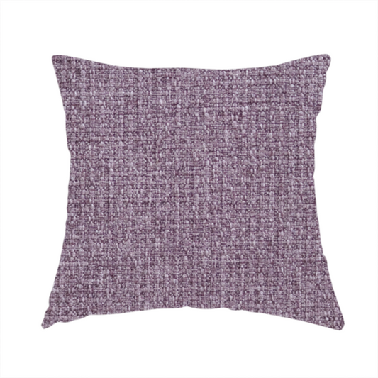 Patterdale Chenille Plain In Purple Colour Upholstery Fabric CTR-2969 - Handmade Cushions