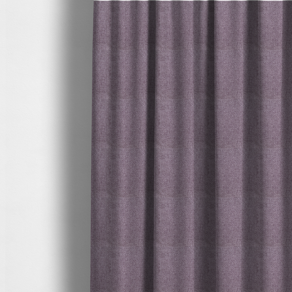 Patterdale Chenille Plain In Purple Colour Upholstery Fabric CTR-2969 - Made To Measure Curtains