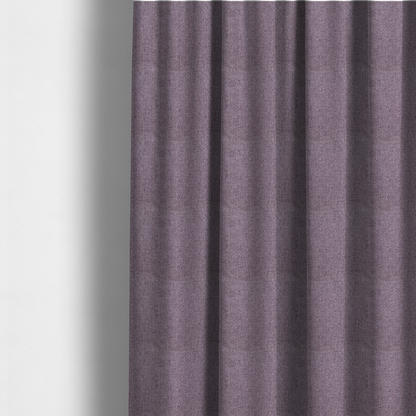 Patterdale Chenille Plain In Purple Colour Upholstery Fabric CTR-2969 - Made To Measure Curtains