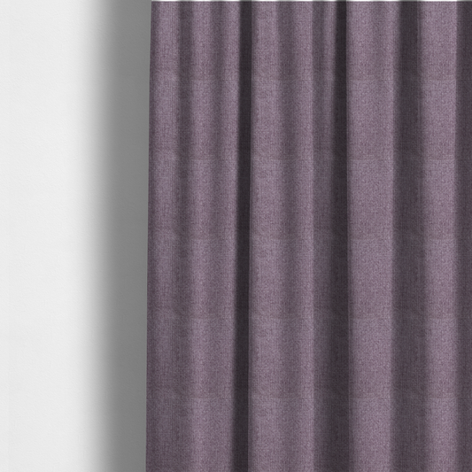 Patterdale Chenille Plain In Purple Colour Upholstery Fabric CTR-2969 - Made To Measure Curtains