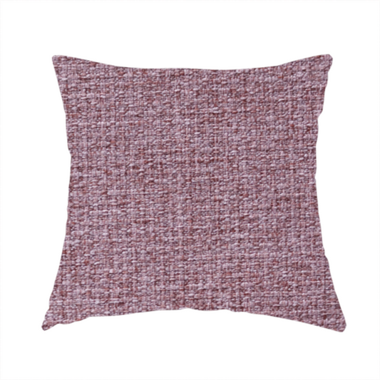 Patterdale Chenille Plain In Pink Colour Upholstery Fabric CTR-2970 - Handmade Cushions